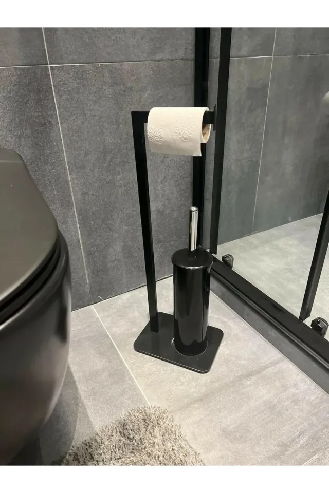 Tuvalet Kağıtlığı Fırçalı Özel Tasarım Devrilmez