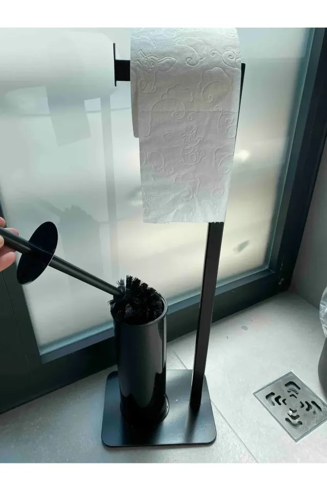 Tuvalet Kağıtlığı Fırçalı Özel Tasarım Devrilmez