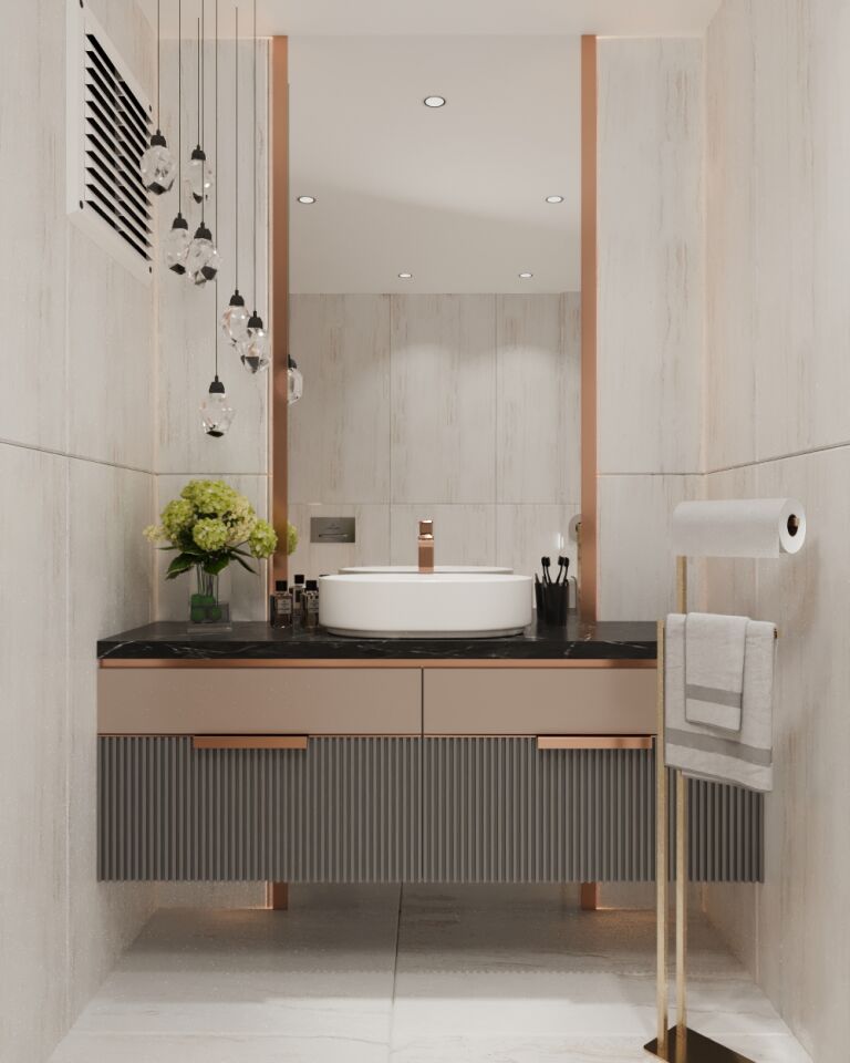 Metal Ayaklı Havluluk Kağıt Havlu Askısı