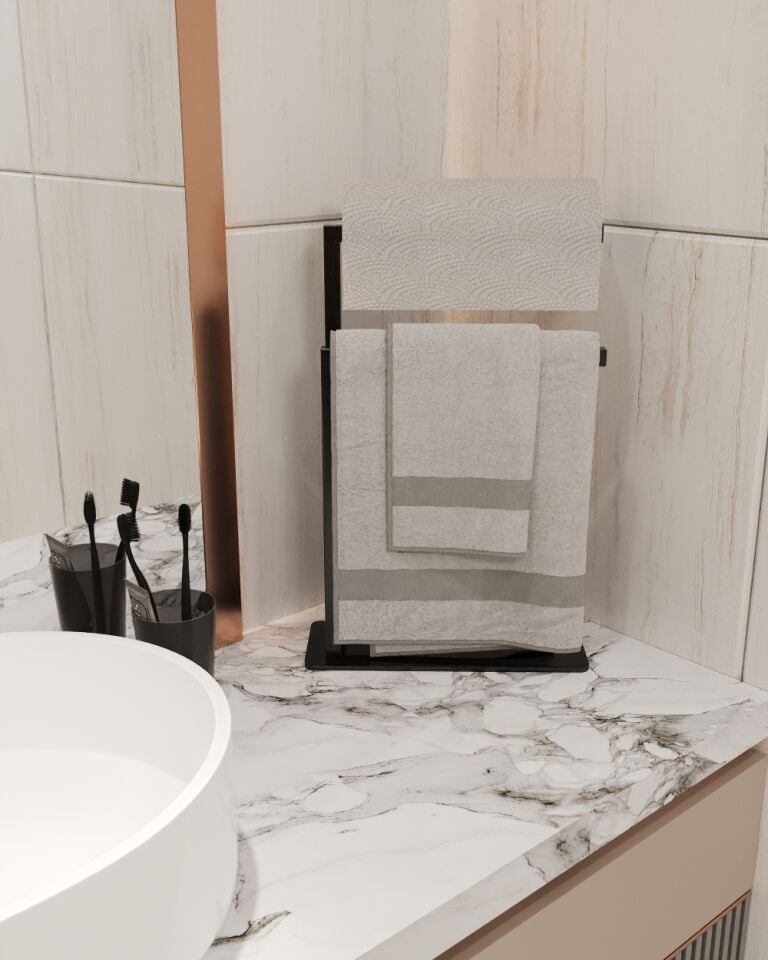 Tezgah Üzeri Havluluk Kağıt Havlu Tutacağı