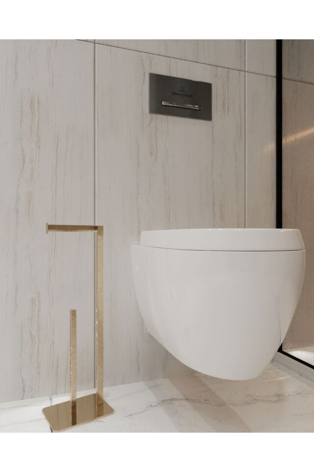 Tuvalet Kağıtlığı Yedekli Özel Tasarım Devrilmez