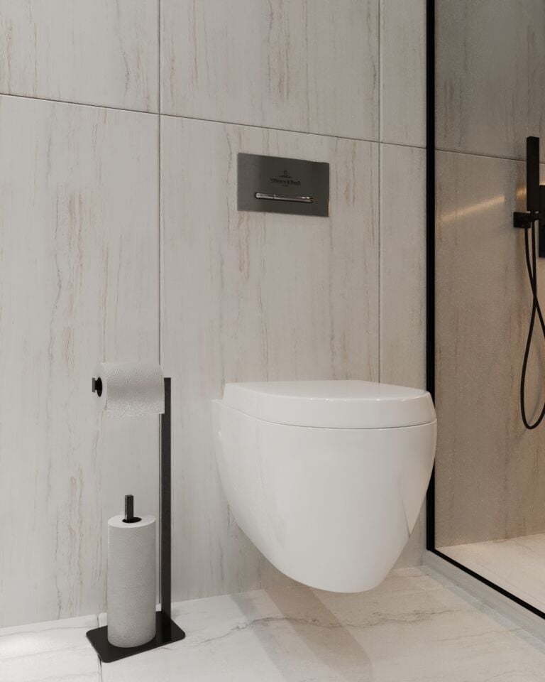 Tuvalet Kağıtlığı Yedekli Özel Tasarım Devrilmez