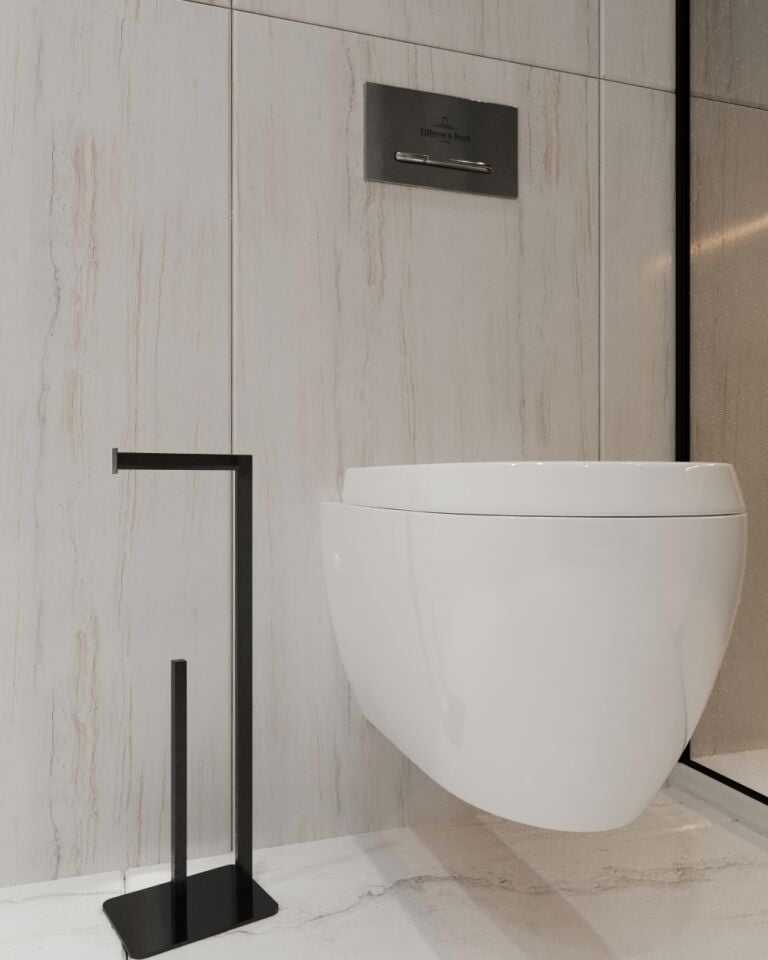 Tuvalet Kağıtlığı Yedekli Özel Tasarım Devrilmez