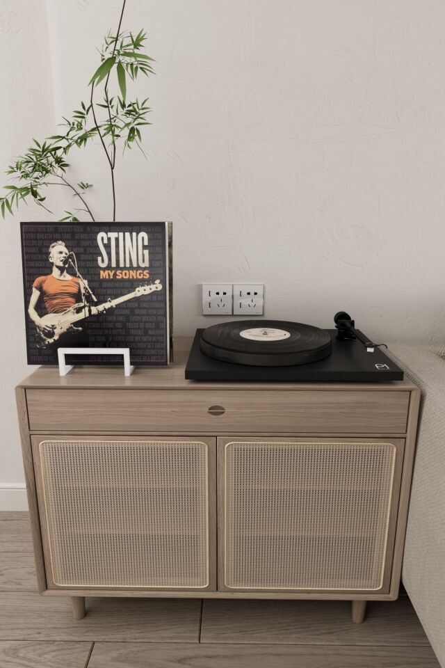 Metal Plak Tutucu LP Plak Standı
