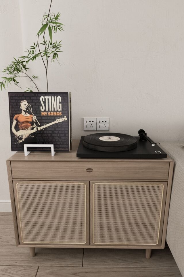 Metal Plak Tutucu LP Plak Standı
