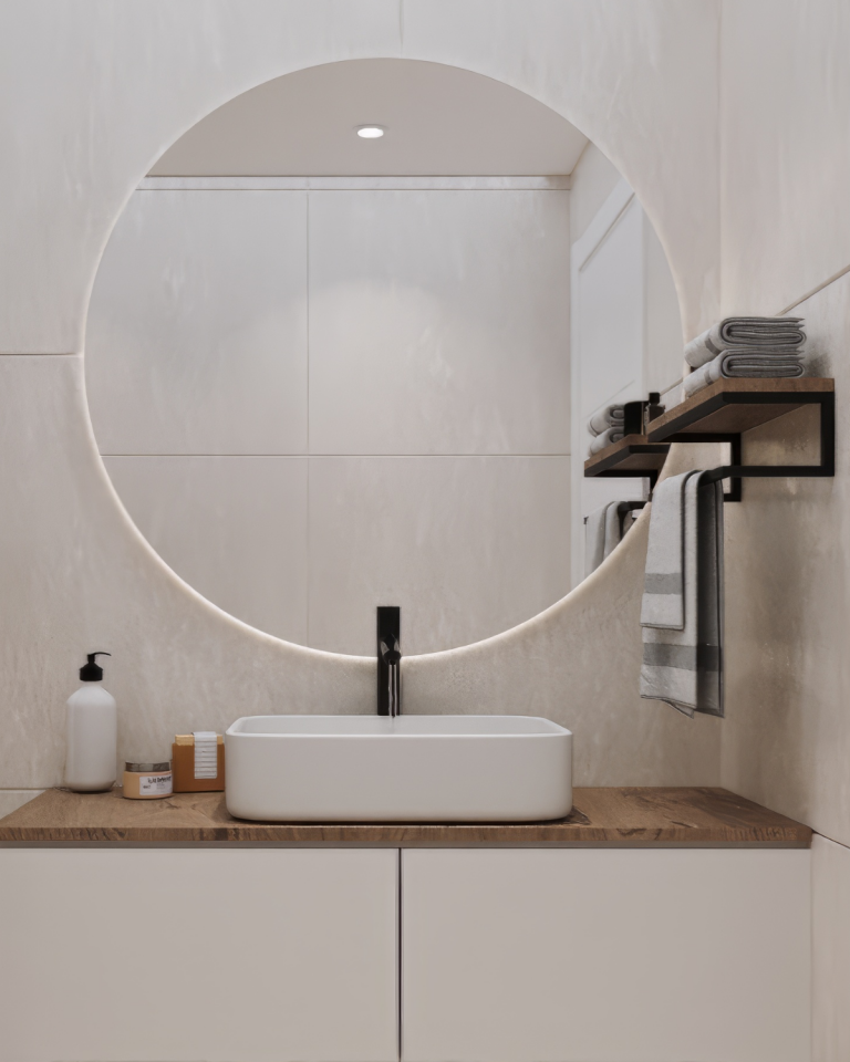 Havluluk Duvara Monte Metal Raf Siyah - Ud