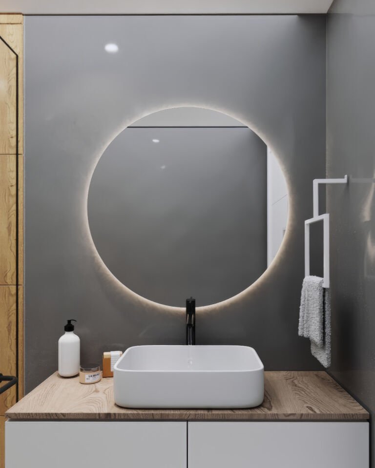 Modern Havlu Askısı Kare Duvar Tipi Havluluk Beyaz