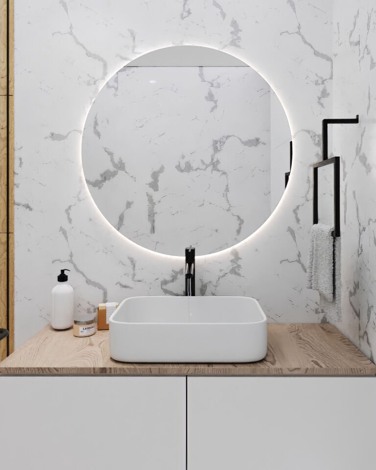 Modern Havlu Askısı Kare Duvar Tipi Havluluk Siyah